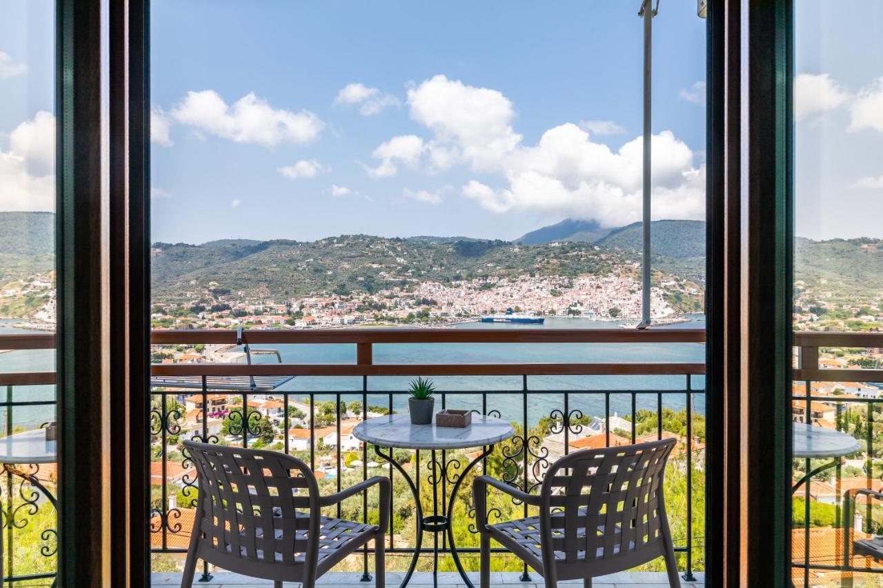 Aegeon Hotel Skopelos Town Bagian luar foto