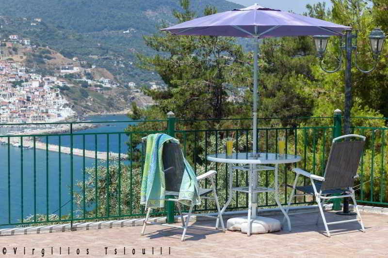 Aegeon Hotel Skopelos Town Bagian luar foto